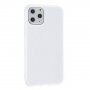 Carcasă lucioasă din plastic moale, pentru iPhone 11 Pro Max - alb