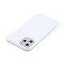 Carcasă lucioasă din plastic moale, pentru iPhone 11 Pro Max - alb
