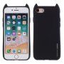 Molancano Bonny carcasă cu urechi de pisică pentru iPhone 7 / 8 / SE (2020/2022) - negru