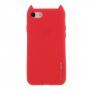 Molancano Bonny carcasă cu urechi de pisică pentru iPhone 7 / 8 / SE (2020/2022) - roșu
