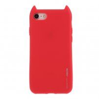 Molancano Bonny carcasă cu urechi de pisică pentru iPhone 7 / 8 / SE (2020/2022) - roșu