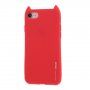 Molancano Bonny carcasă cu urechi de pisică pentru iPhone 7 / 8 / SE (2020/2022) - roșu