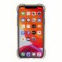 Divi carcasă transparentă cu colțuri armate + sticlă securizată pe display pentru iPhone 11 Pro - negru
