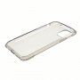 Divi carcasă transparentă cu colțuri armate + sticlă securizată pe display pentru iPhone 11 Pro - negru