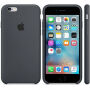 Carcasă originală din silicon, pentru Apple iPhone 6S Plus - gri carbon