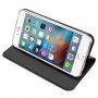 DUX DUCIS husă tip flip pentru iPhone 5 / 5S / SE (2016) - gri închis,