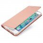 DUX DUCIS husă tip flip pentru iPhone 5 / 5S / SE (2016) - roz-auriu