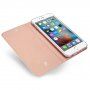 DUX DUCIS husă tip flip pentru iPhone 5 / 5S / SE (2016) - roz-auriu