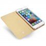 DUX DUCIS husă tip flip pentru iPhone 5 / 5S / SE (2016) - auriu