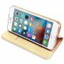 DUX DUCIS husă tip flip pentru iPhone 6 / 6S - auriu