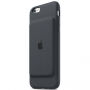 Carcasă originală Smart Battery Case, cu baterie, pentru Apple iPhone 6 / 6S - gri carbon