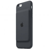 Carcasă originală Smart Battery Case, cu baterie, pentru Apple iPhone 6 / 6S - gri carbon