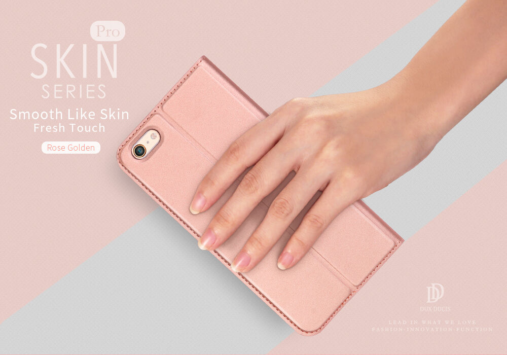 DUX DUCIS husă tip flip pentru iPhone 6 Plus / 6S Plus - gri închis,