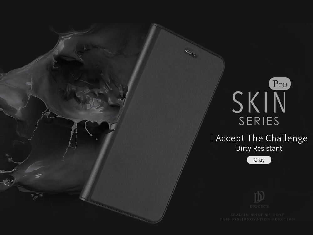 DUX DUCIS husă tip flip pentru iPhone 6 Plus / 6S Plus - gri închis,