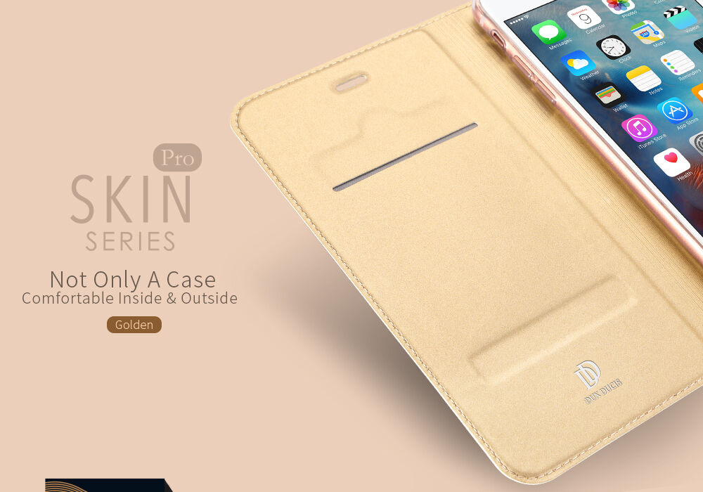 DUX DUCIS husă tip flip pentru iPhone 6 Plus / 6S Plus - gri închis,