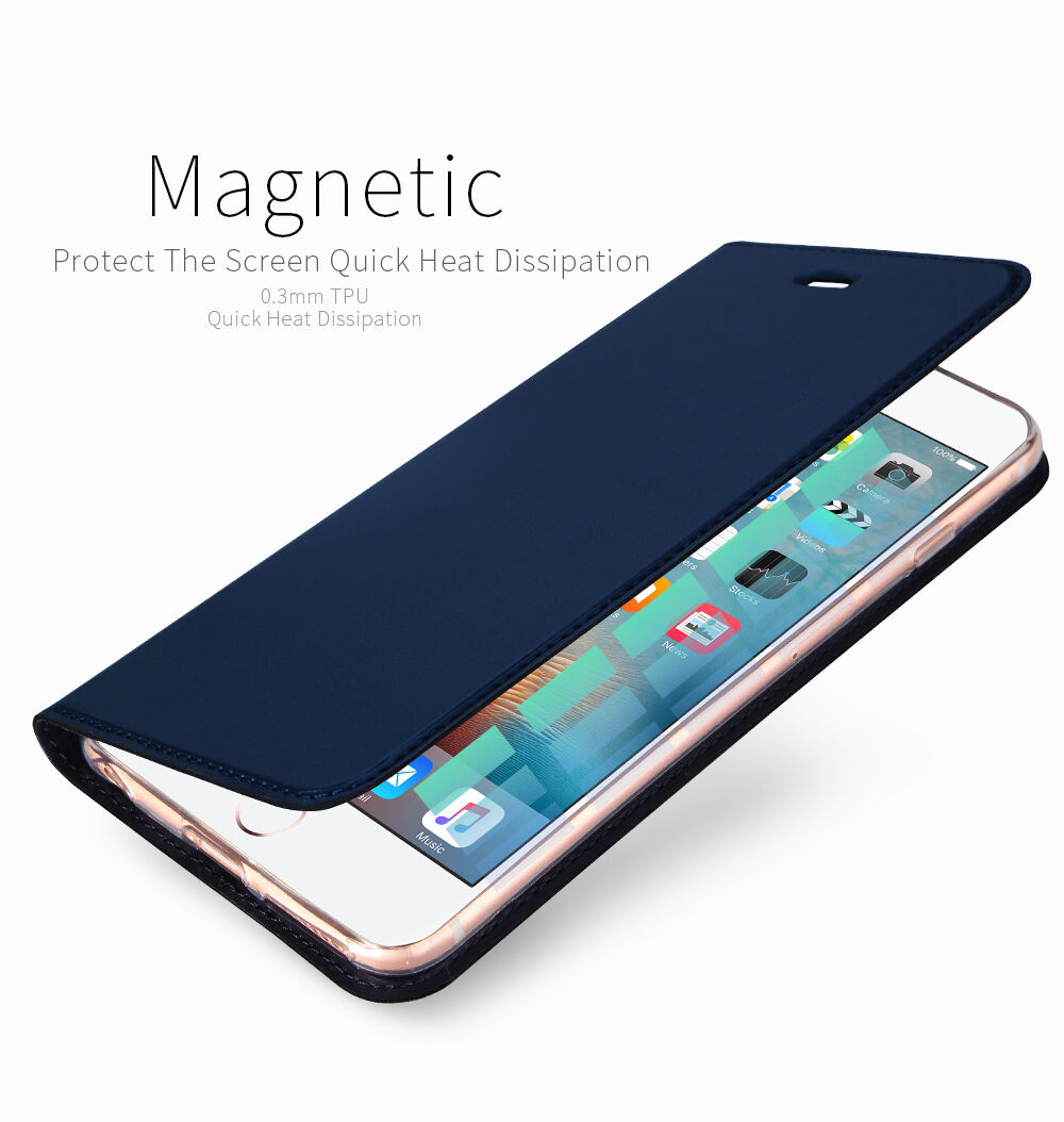 DUX DUCIS husă tip flip pentru iPhone 6 Plus / 6S Plus - gri închis,