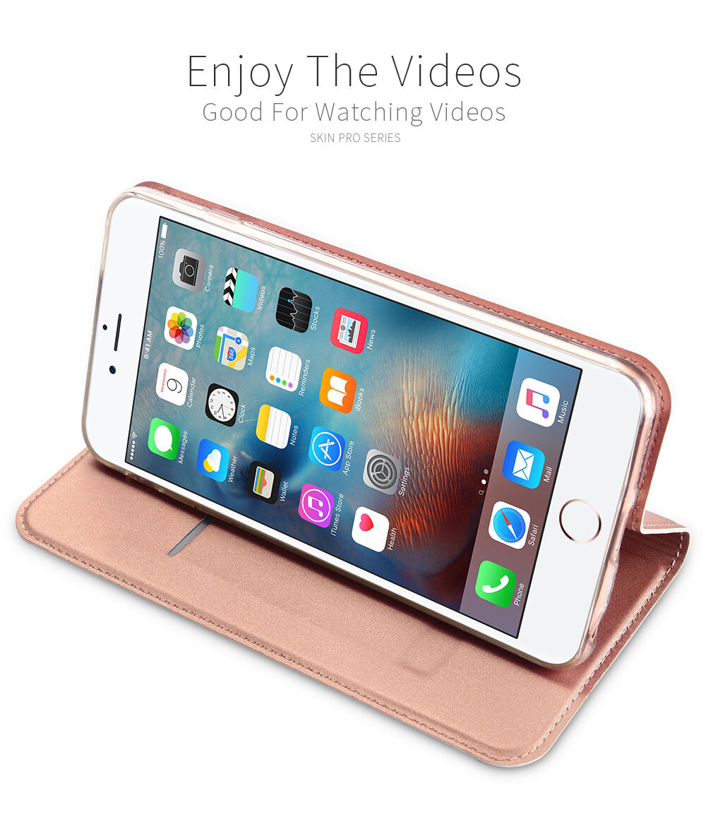 DUX DUCIS husă tip flip pentru iPhone 6 Plus / 6S Plus - gri închis,