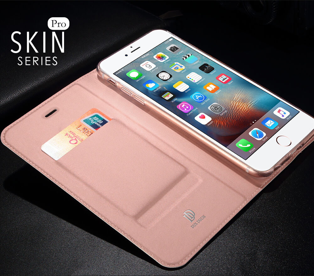 DUX DUCIS husă tip flip pentru iPhone 6 Plus / 6S Plus - gri închis, DUX DUCIS husă tip flip pentru iPhone 6 Plus / 6S Plus - gri închis,