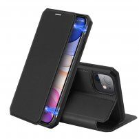Dux Ducis husă tip portofel pentru iPhone 11 - negru
