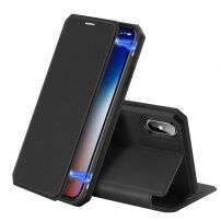 Dux Ducis husă tip portofel pentru iPhone XS Max - negru