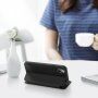 Dux Ducis husă tip portofel pentru iPhone XS Max - negru