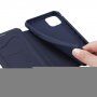 DUX DUCIS husă tip flip pentru iPhone 12 / 12 Pro - albastru închis