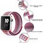 Curea din nailon cu dungi pentru Apple Watch Ultra 49mm / 46mm / 45mm / 44mm / 42mm - fructe de padure