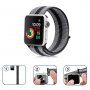 Curea din nailon cu dungi pentru Apple Watch Ultra 49mm / 46mm / 45mm / 44mm / 42mm - gri-negru