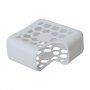 Husă de protecție perforată din silicon pentru adaptor de 10W / 12W - alb