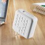 Husă de protecție perforată din silicon pentru adaptor de 10W / 12W - alb