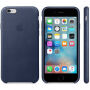 Carcasă originală din piele, pentru Apple iPhone 6S - albastru nocturn