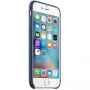 Carcasă originală din piele, pentru Apple iPhone 6S - albastru nocturn