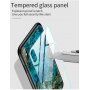 Carcasă cu partea din spate din sticlă pentru iPhone X / XS - nebuloasă colorată