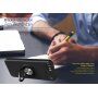 Carcasă cu stand metalic potrivit pentru suporturi magnetice pentru iPhone 5 / 5S / SE (2016) - roșu