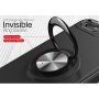 Carcasă cu stand metalic potrivit pentru suporturi magnetice pentru iPhone 5 / 5S / SE (2016) - gri-negru