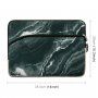 Servietă din neopren, pentru iPad până la 13" / MacBook până la 14" - marmură neagră