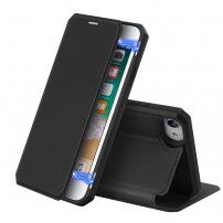 Dux Ducis husă tip portofel pentru iPhone 7 / 8 / SE (2020/2022) - negru