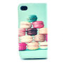 Husă cu suport, pentru Apple iPhone 4 / 4S - Macaroon