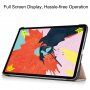 Husă din piele PU, cu funcție de adormire, pentru iPad Air 4 (2020) / Air 5 (2022) / Air 11" (2024) / Pro 11" (2018) - roz-auriu