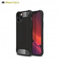 Carcasă Armor rezistentă pentru iPhone 12 Pro - negru