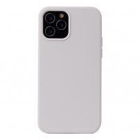 Carcasă din silicon pentru iPhone 12 / 12 Pro - alb