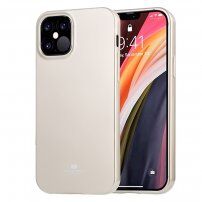 Goospery carcasă lucios din plastic moale pentru iPhone 12 Pro Max - auriu