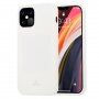 Goospery carcasă lucios din plastic moale pentru iPhone 12 Pro Max - alb