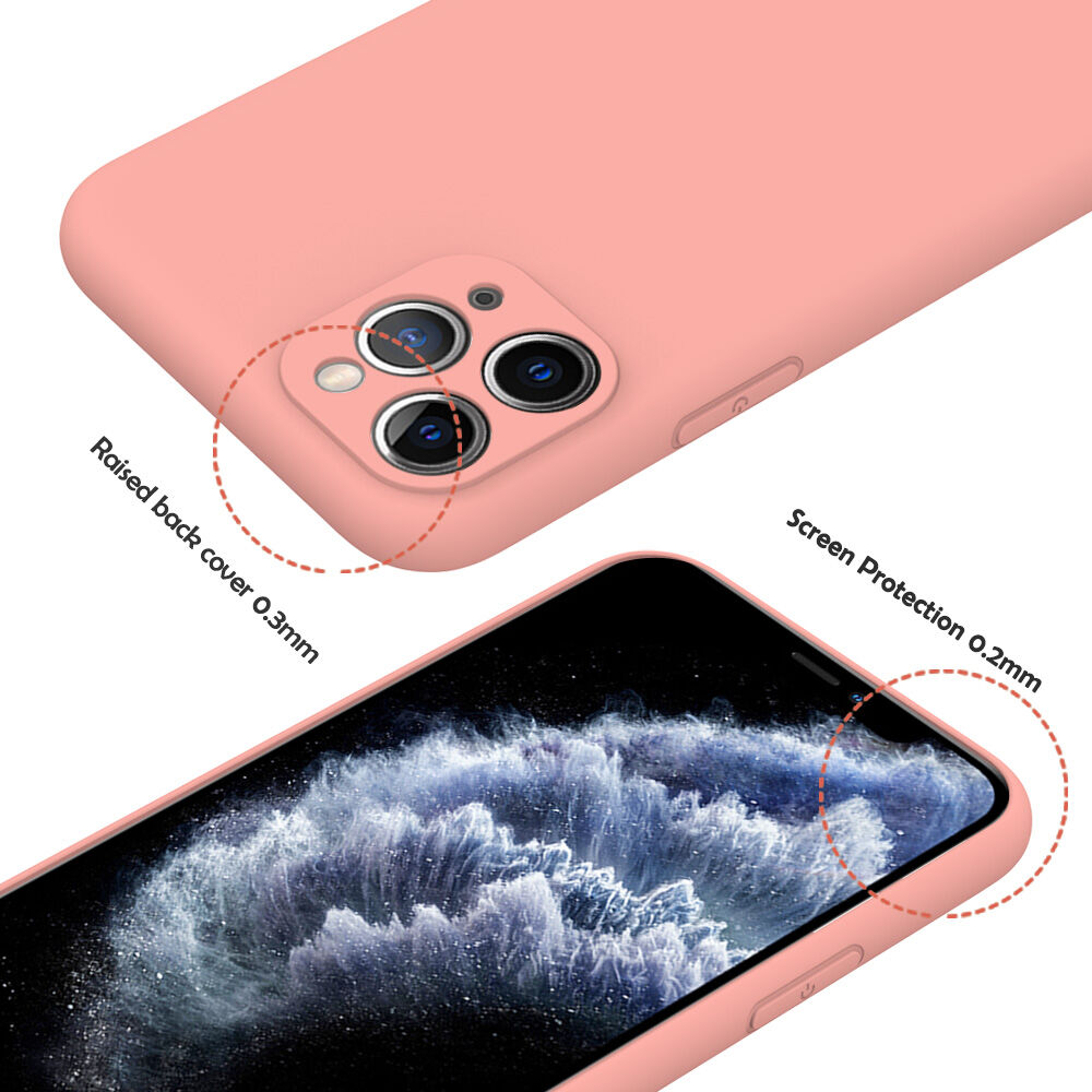 Enkay carcasă foarte subțire pentru spate din plastic moale- sticlă neagră + 2.5D pe display pentru iPhone 11 Pro Max