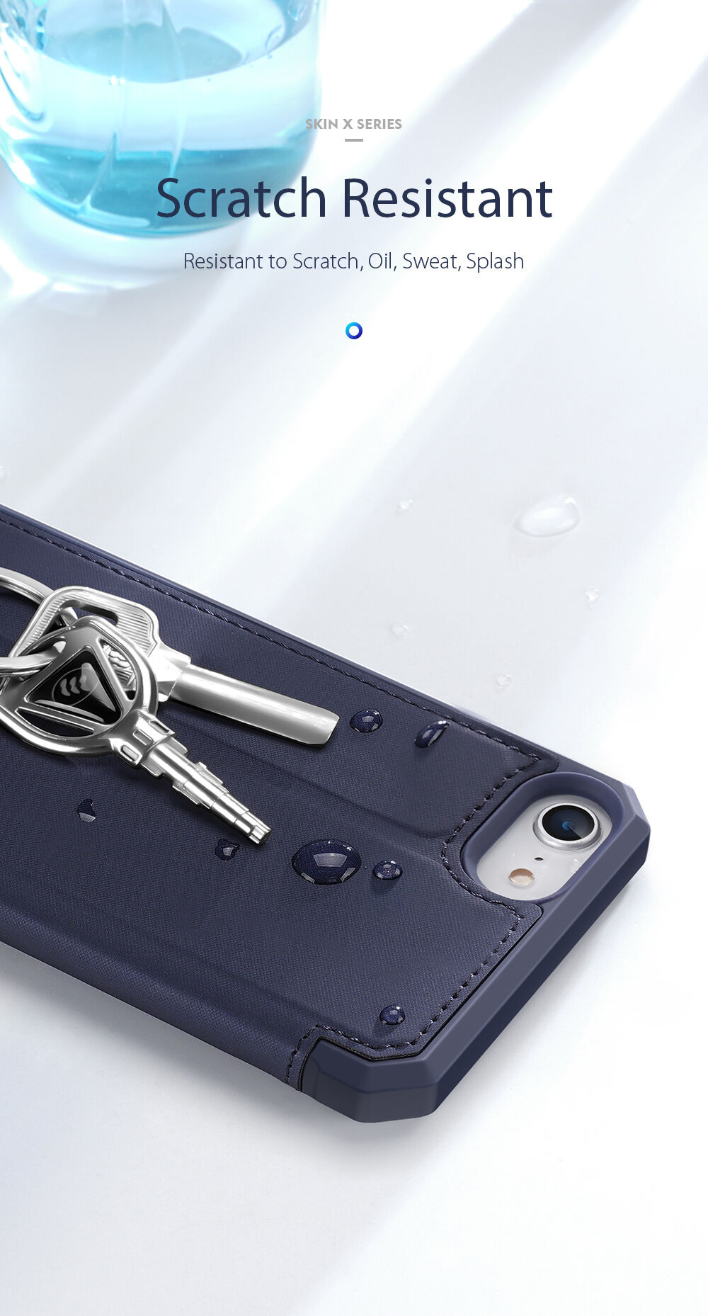 Dux Ducis husă tip portofel pentru iPhone 7 / 8 / SE (2020/2022) - negru