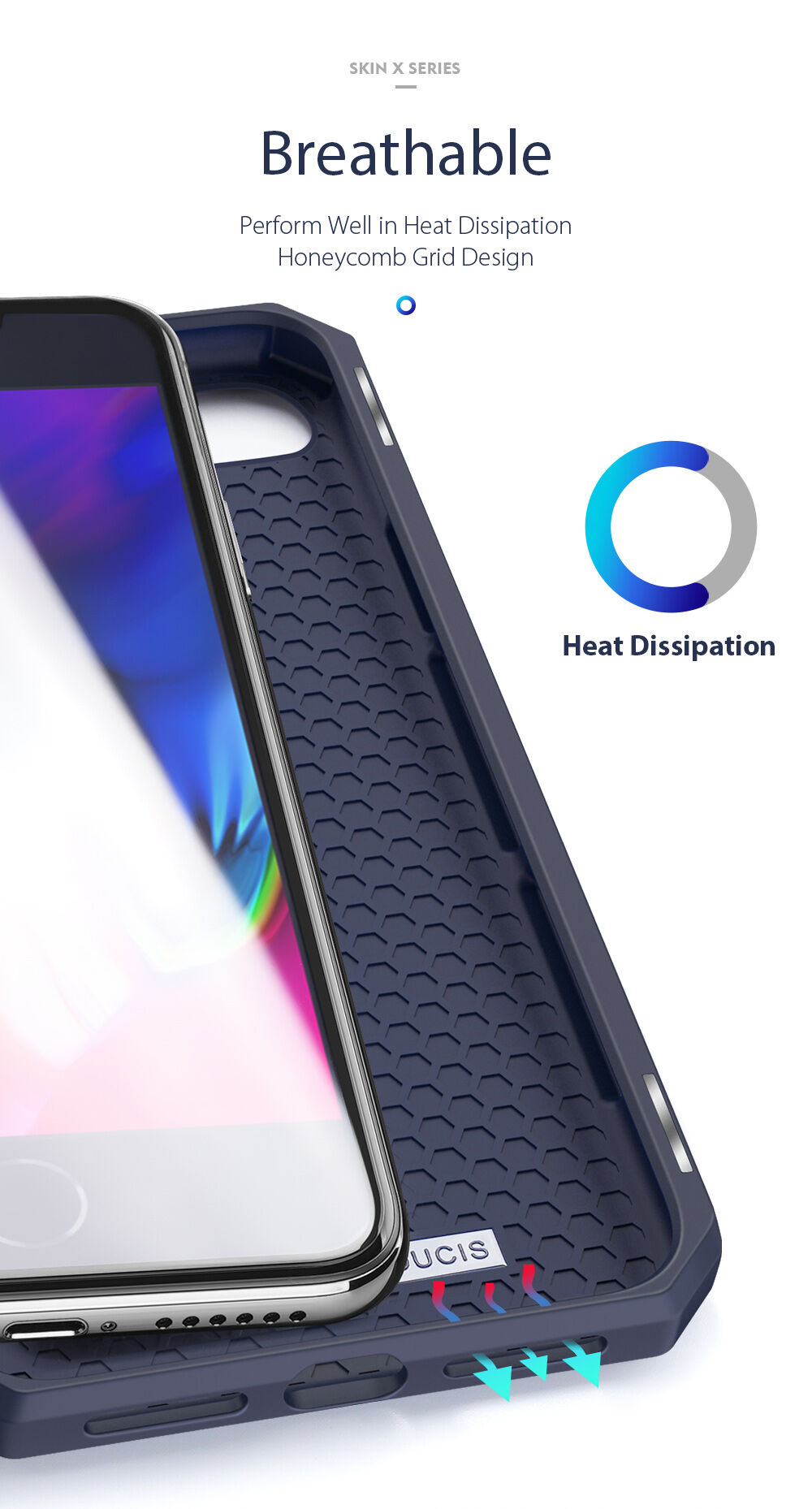 Dux Ducis husă tip portofel pentru iPhone 7 / 8 / SE (2020/2022) - negru