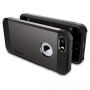 Carcasă rezistentă subţire Spigen Armor, pentru Apple iPhone SE (2016) / 5S - ardezie metalică