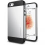 Carcasă subţire de protecţie Spigen Armor, pentru Apple iPhone SE (2016) / 5S /5 - argintiu