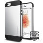 Carcasă subţire de protecţie Spigen Armor, pentru Apple iPhone SE (2016) / 5S /5 - argintiu