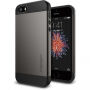Carcasă subţire de protecţie Spigen Armor, pentru Apple iPhone SE (2016) / 5S - gri